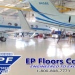 hangar aerospace epoxy industrial concrete flooring coating