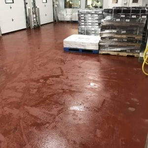 meat processing floor