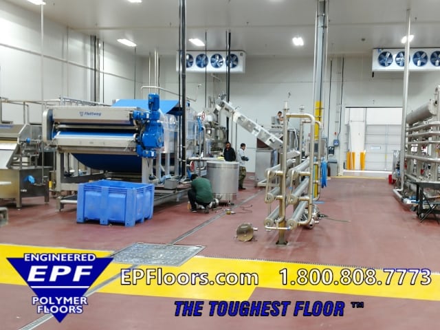 food and beverage flooring solutions by EPF