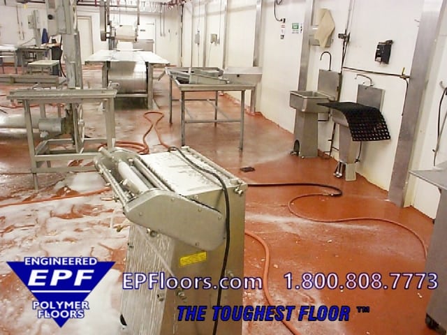 epoxy flooring for food processing installation