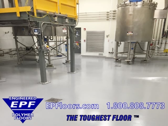 chemical processing floors